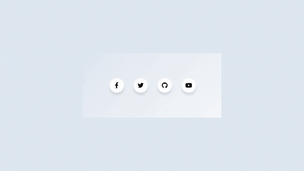 Pure CSS Social Media Buttons With Tooltip Hover Effect